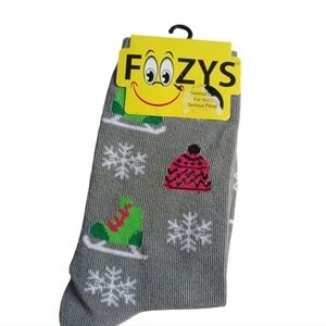 Novelty Socks Skates & Flakes Crew Winter Holiday Christmas Gifts